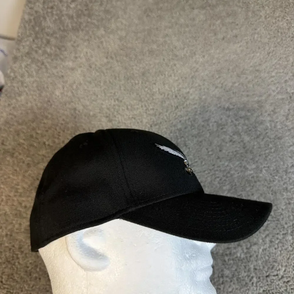 Philadelphia Eagles Hat Cap Fitted Mens L Black NFL Football New Era Embroidered